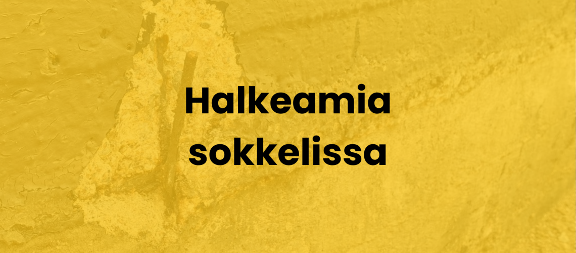 Halkeamia sokkelissa