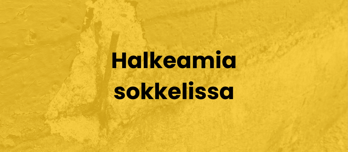 Halkeamia sokkelissa