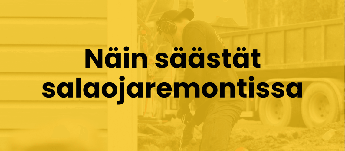 Salaojaremontti edullisesti