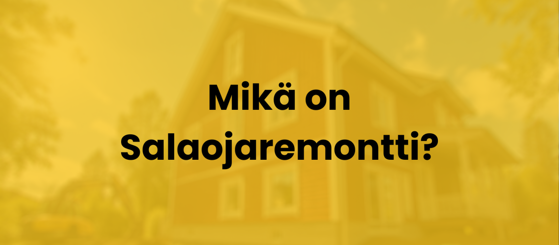 Salaojaremontti