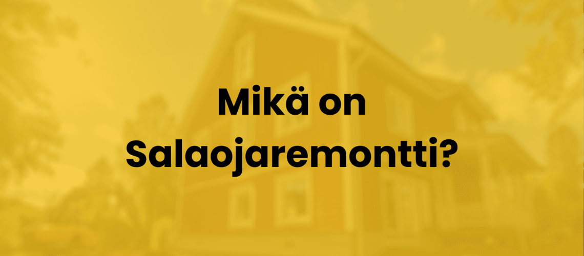 Salaojaremontti