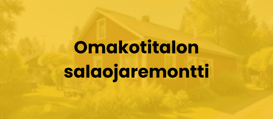 omakotitalo salaojaremontti blogi