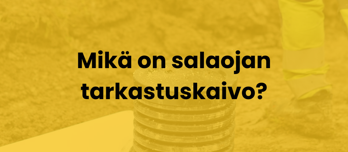 salaojan tarkastuskaivo