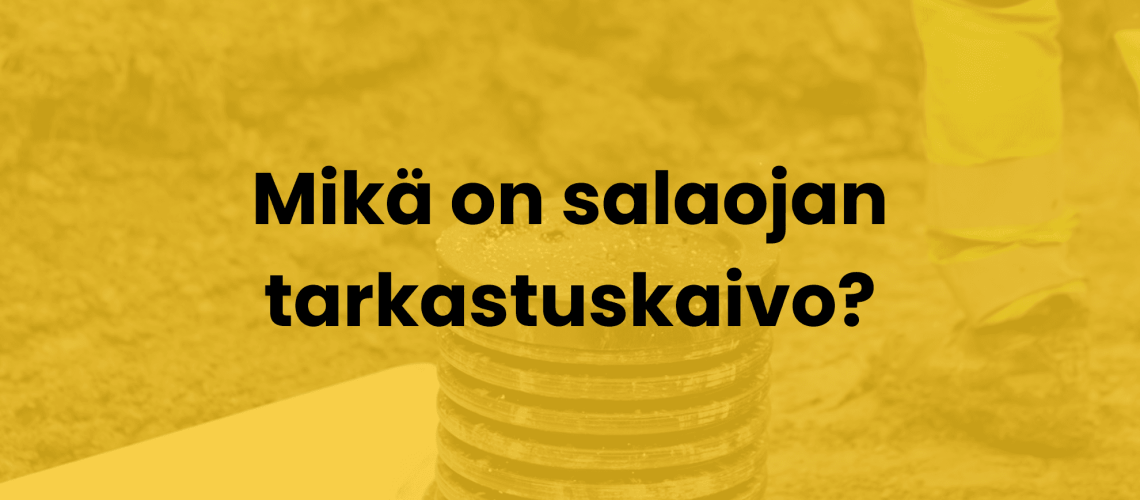 salaojan tarkastuskaivo