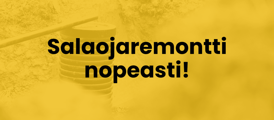 salaojaremontti nopeasti jopa viikossa kansikuva
