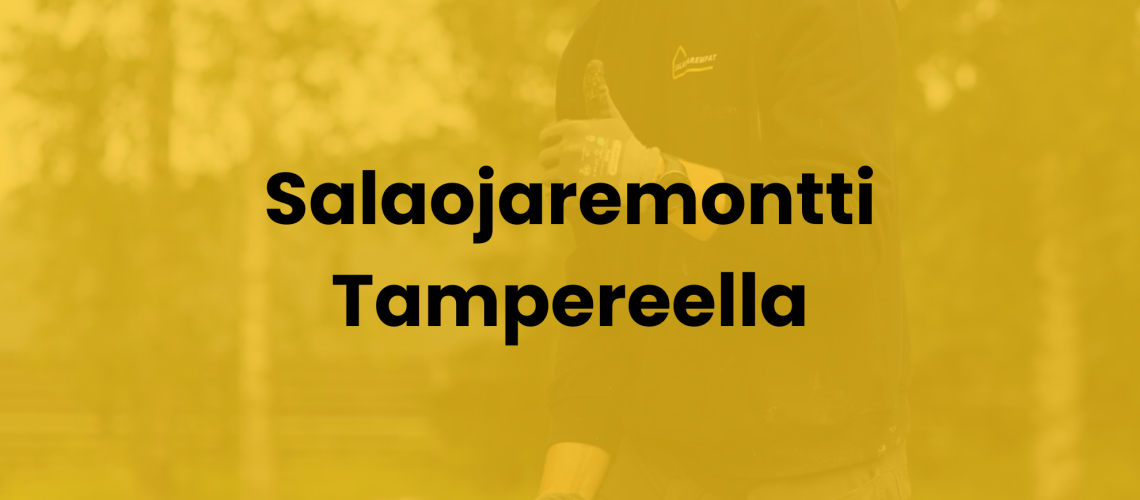 Salaojaremontti Tampere