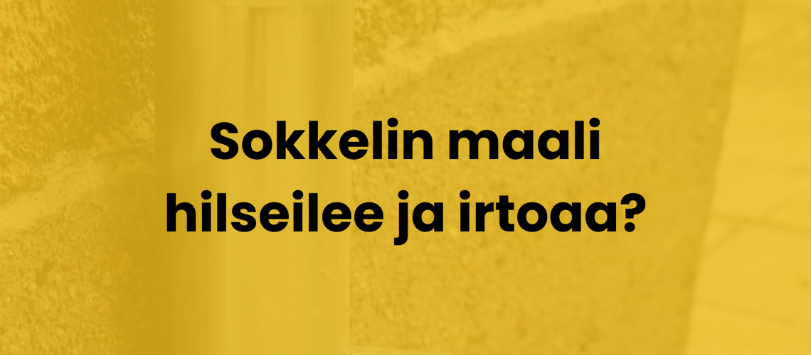 sokkeli hilseilee